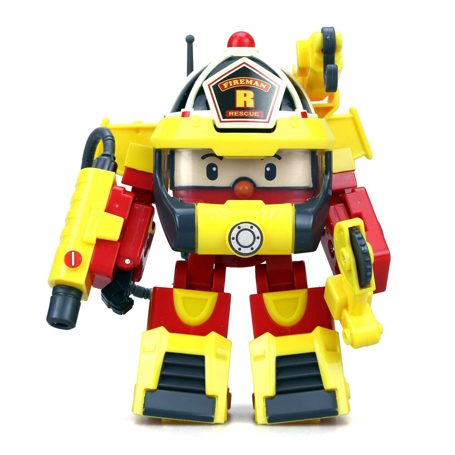 Игрушка SILVERLIT (POLI) Рой трансформер 10 см + костюм супер пожарного - фото 1