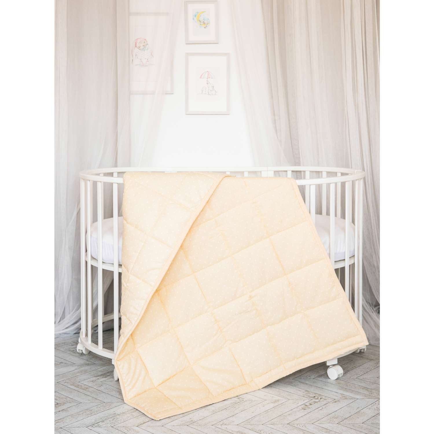 Одеяло детское Baby Nice для новорожденных стеганое 105х140 см - фото 1