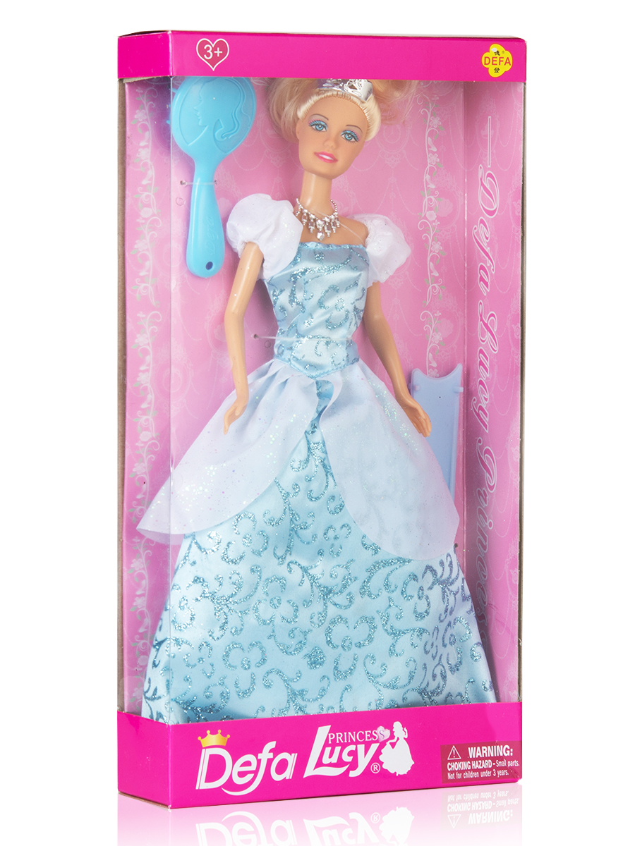 Кукла Defa Lucy Сказочная Королева 27 см голубой 8261//голубой - фото 4