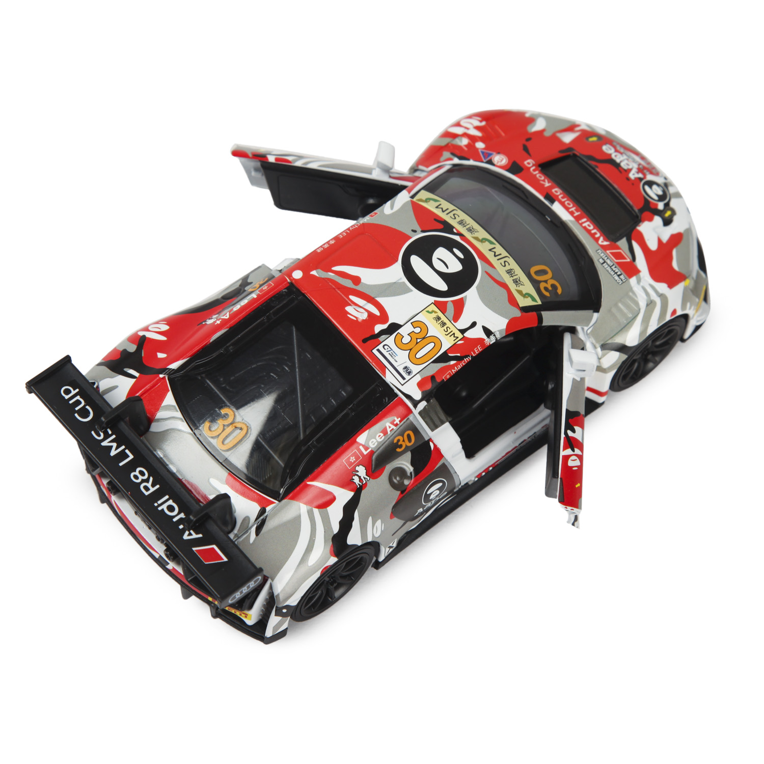 Автомобиль Mobicaro Audi R8 LMS 2015 DTM 1:32 инерционный 664992(N) - фото 8