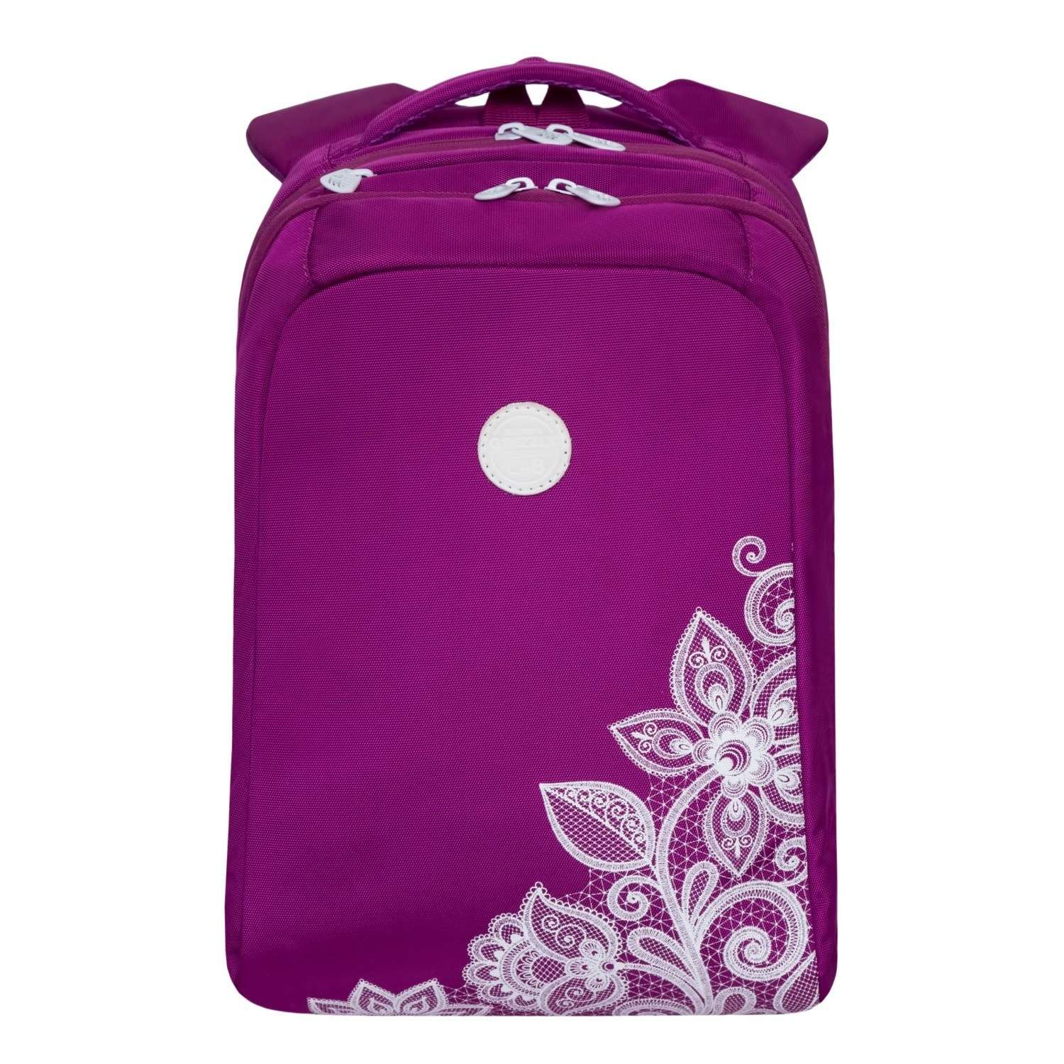 Рюкзак Grizzly Цветы Фиолетовый RD-954-1/1 - фото 1