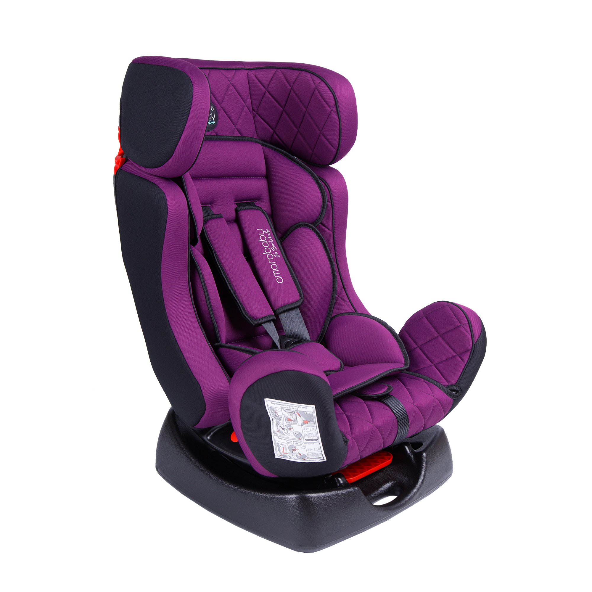 Автокресло Amarobaby Professional 0+/I/II Фиолетовый - фото 1