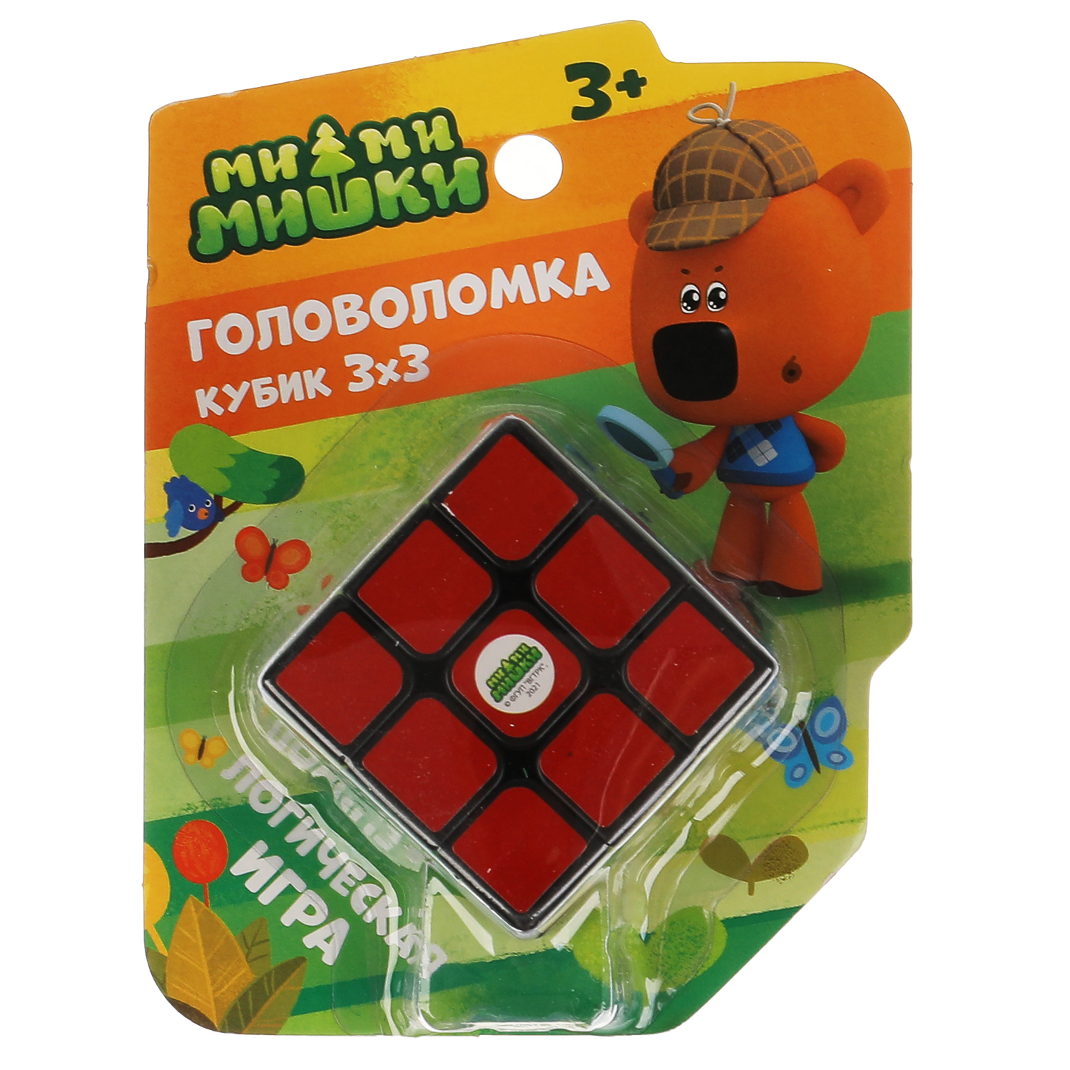 Логическая игра Играем вместе Ми-ми-мишки кубик 3х3 313514 - фото 2