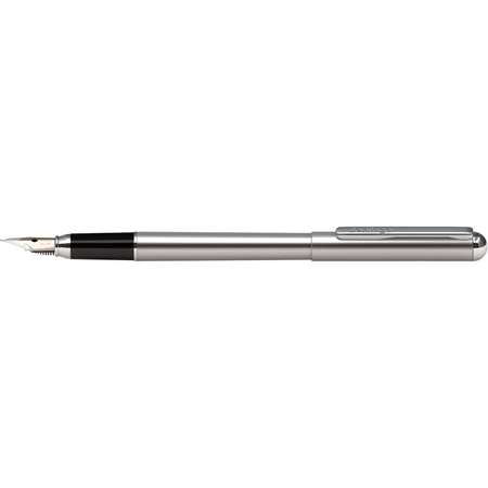 Ручка перьевая Berlingo Silver Prestige синяя 08мм корпус хром