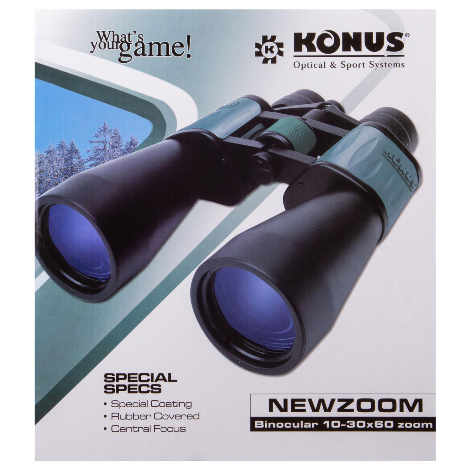 Бинокль Konus NewZoom 10–30x60 - фото 12