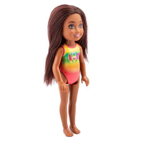 Кукла Mattel Barbie Челси в купальнике с мороженым