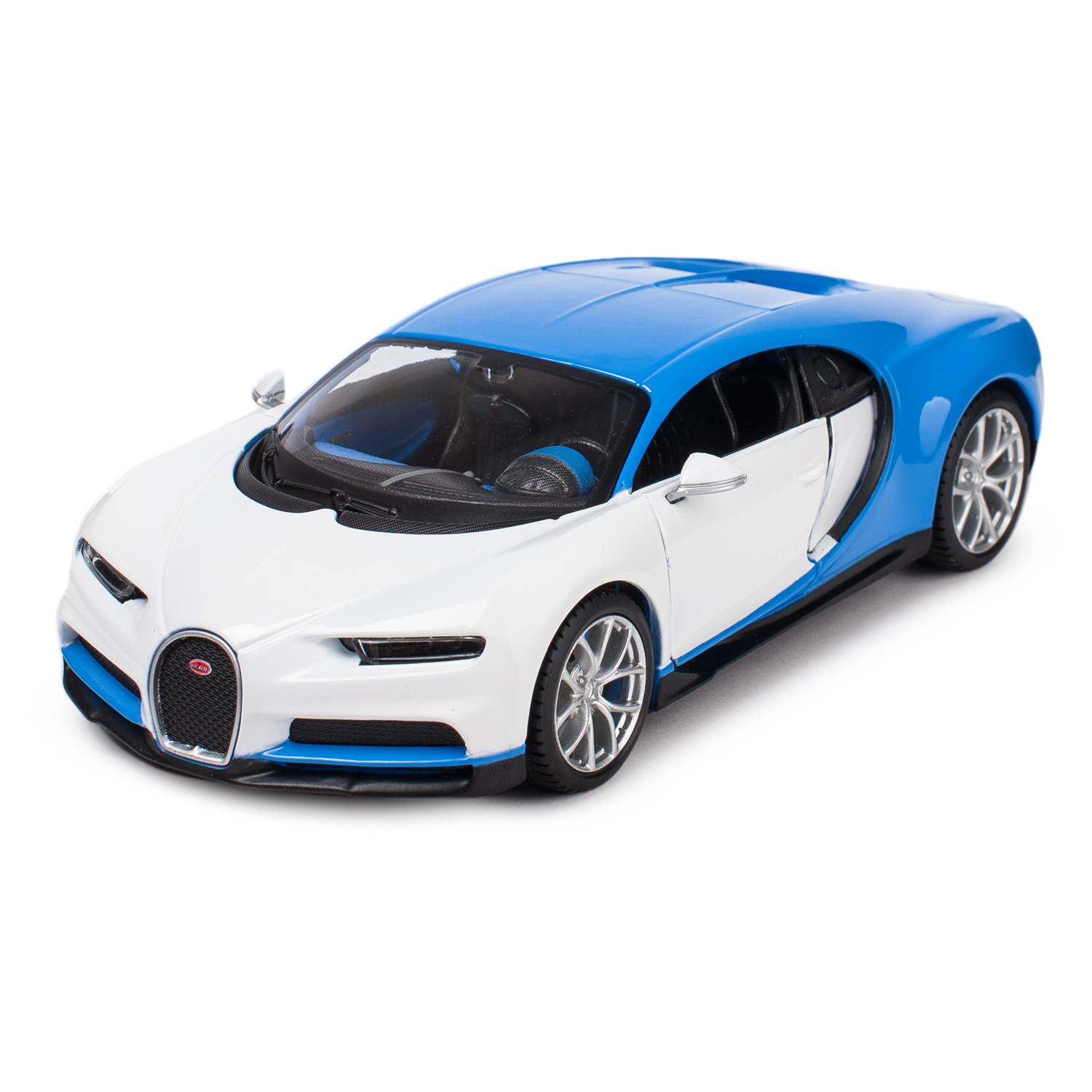 Машинка MAISTO 1:24 Bugatti Chiron Голубая 32509 купить по цене 299 ₽ в  интернет-магазине Детский мир