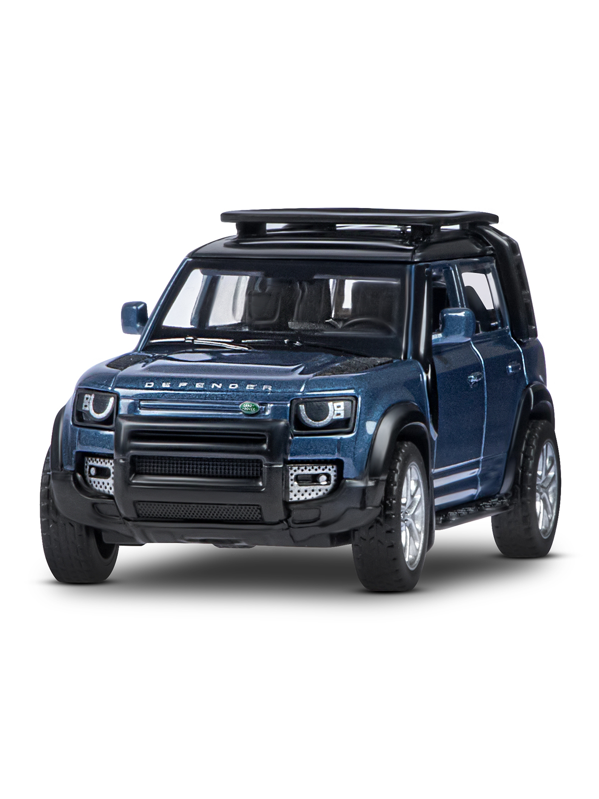 Внедорожник АВТОпанорама Land Rover 1:43 синий JB1251585 - фото 9