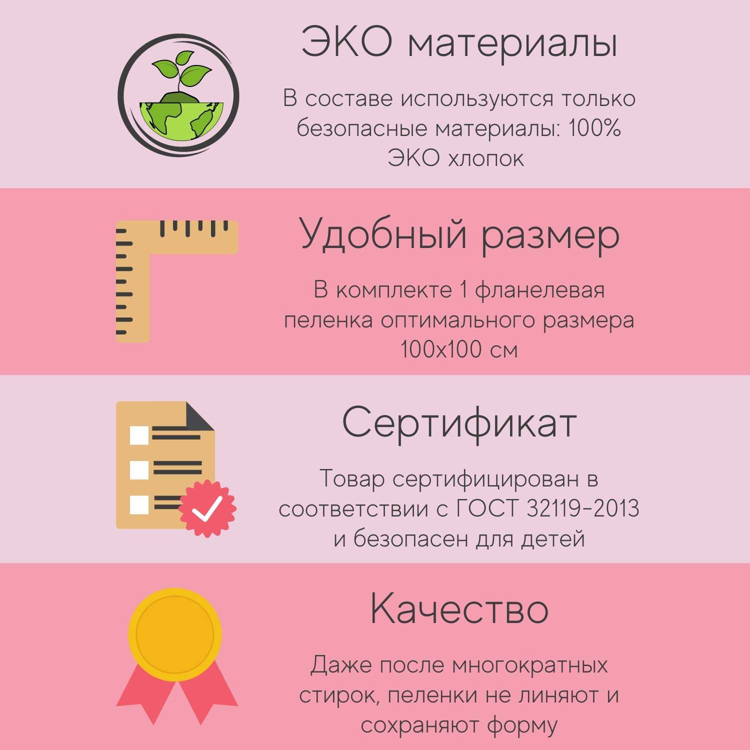 Пеленка loombee фланелевая супер мягкая Бабочки 1 шт - фото 3