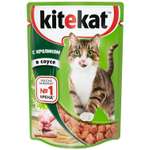 Влажный корм для кошек KiteKat 0.085 кг кролик (полнорационный)