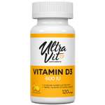 Биологически активная добавка ULTRAVIT Сапплементс витамин D3 120капсул