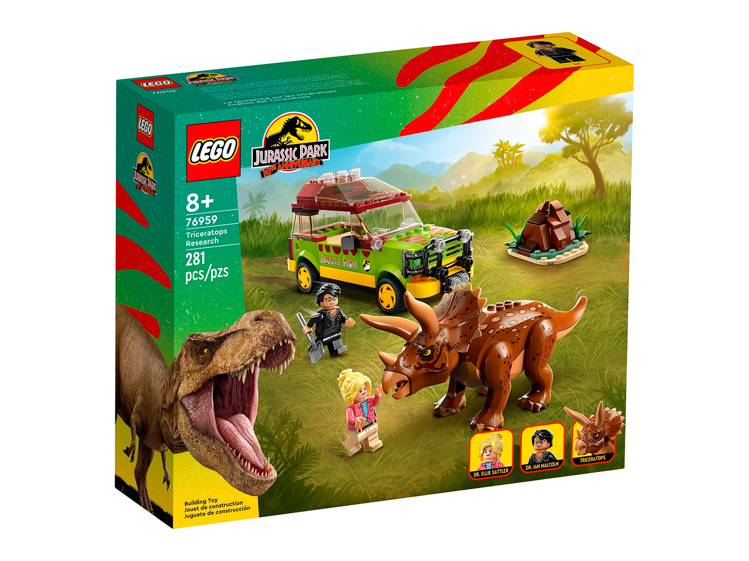 Конструктор LEGO Jurassic World Поиски трицератопса - фото 1