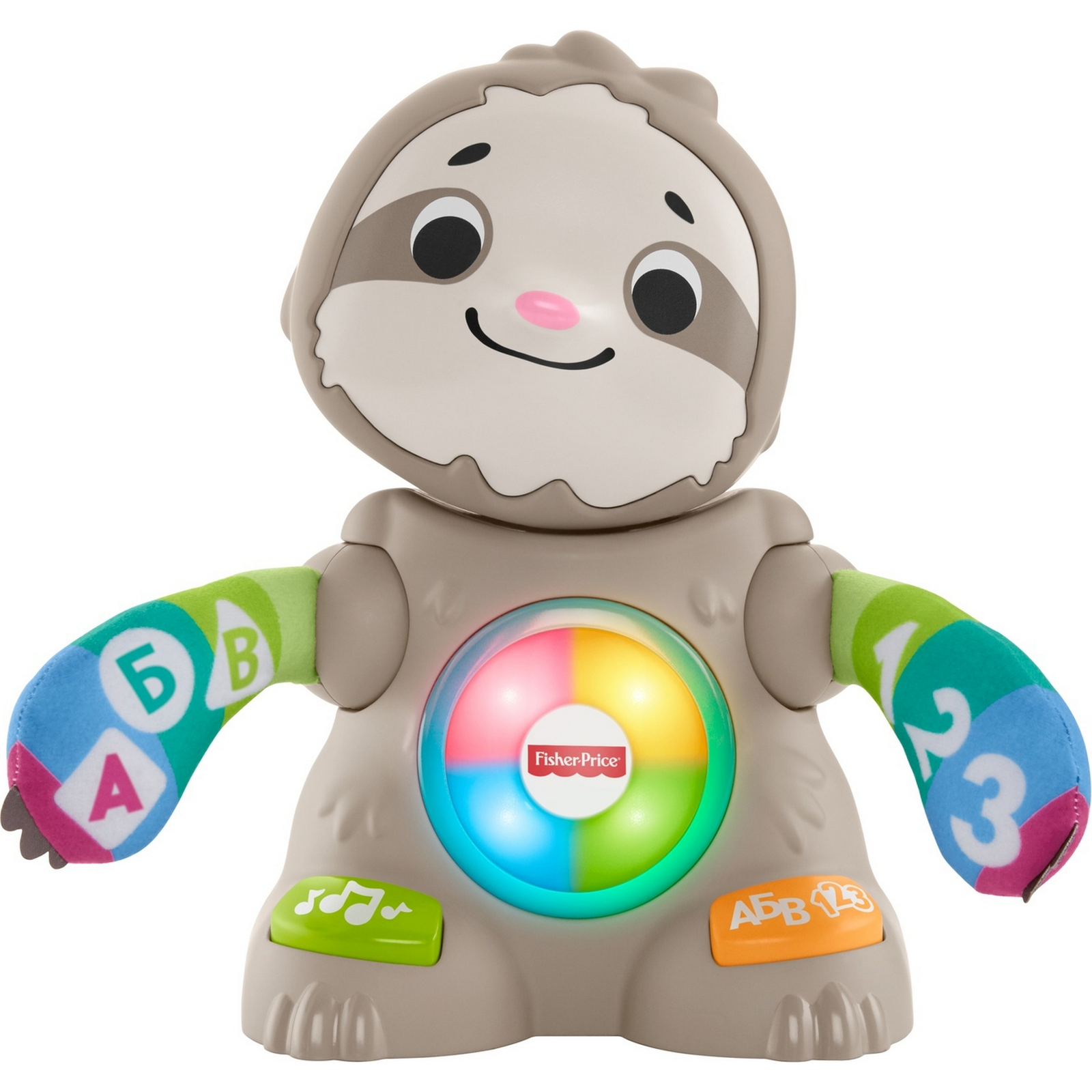 Игрушка Fisher Price Линкималс Танцующий Ленивец музыкальный для малышей  развивающая GHY96 купить по цене 2499 ₽ в интернет-магазине Детский мир