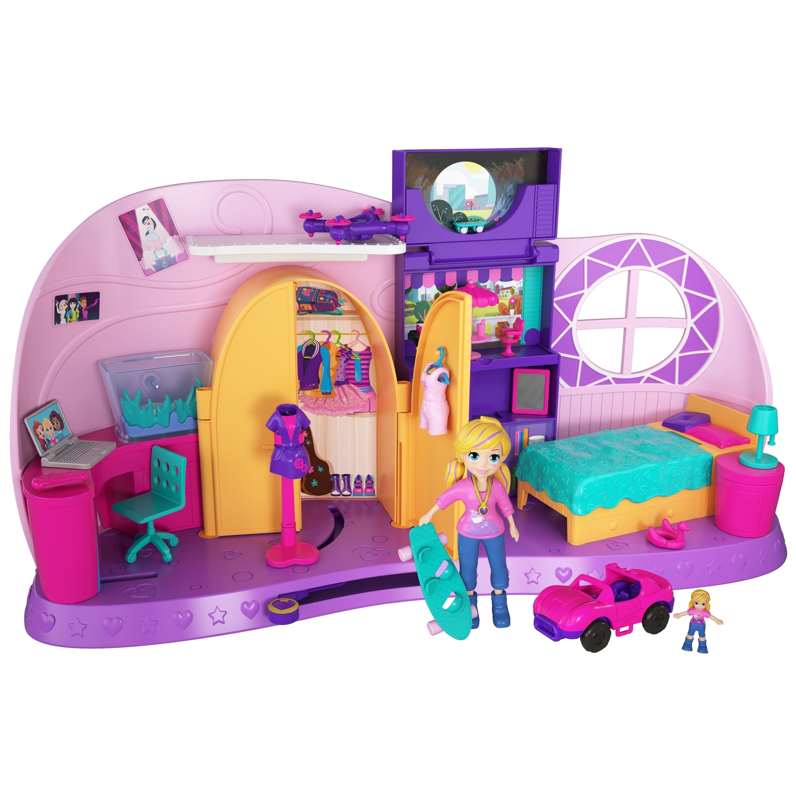 Набор игровой POLLY POCKET Go Tiny Комната FRY98 FRY98 - фото 4