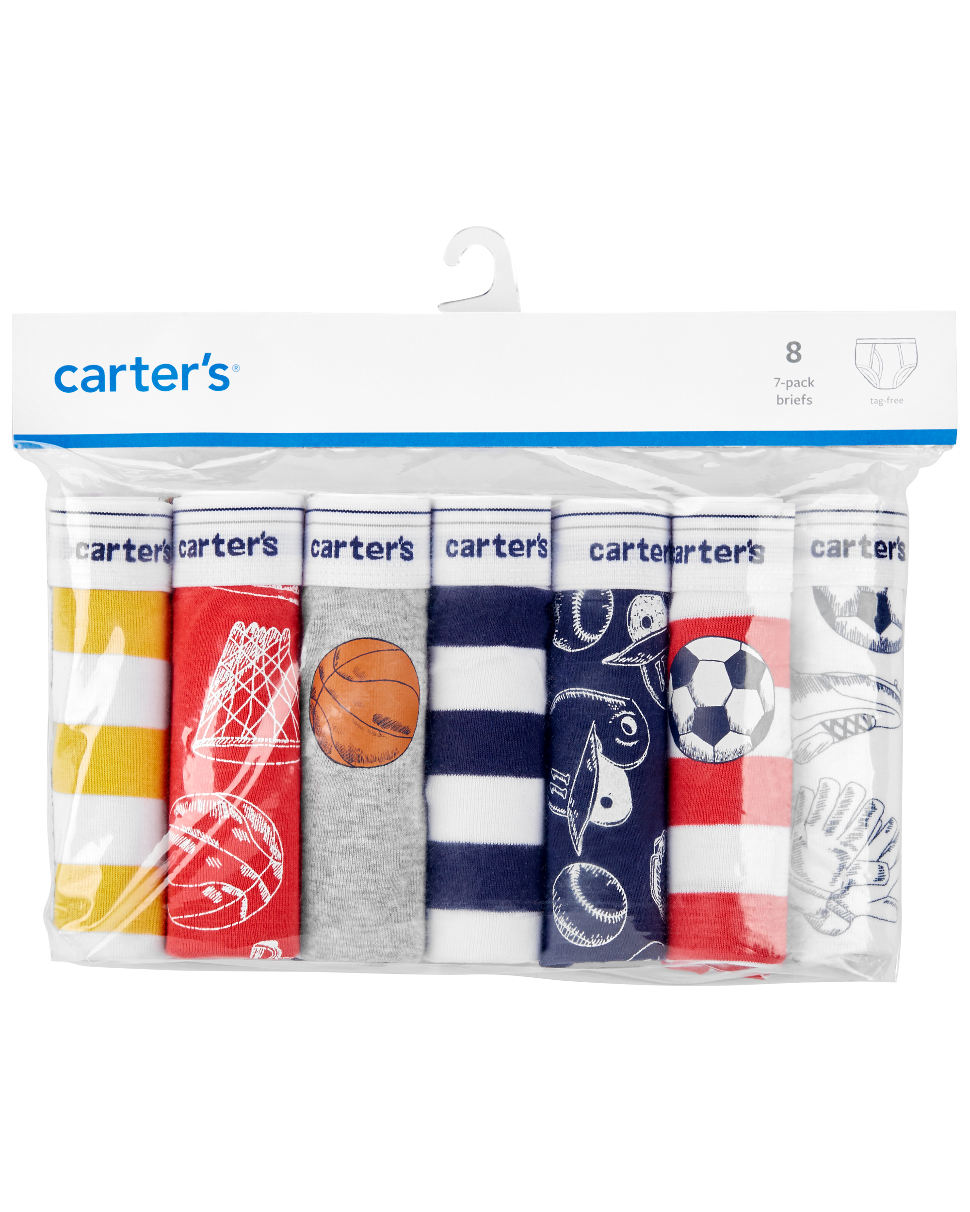 Трусы 7 шт Carters 3K588910 - фото 2