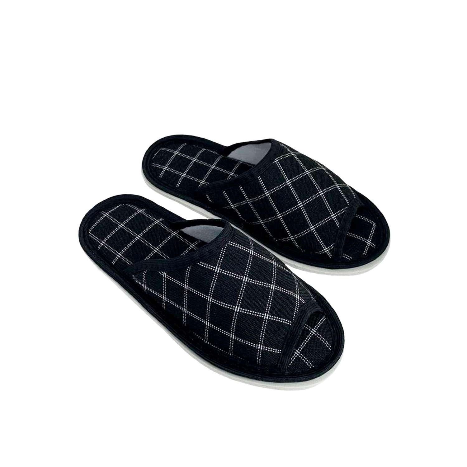 Тапочки IVShoes С-6ДШО(мл)-МР/квадрат/черный - фото 2