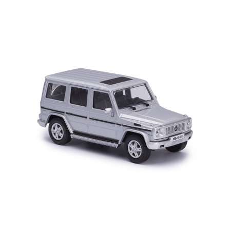 Мини-модель 1:43 CARARAMA Mercedes-Benz G-Class G500 металлическая серебристая