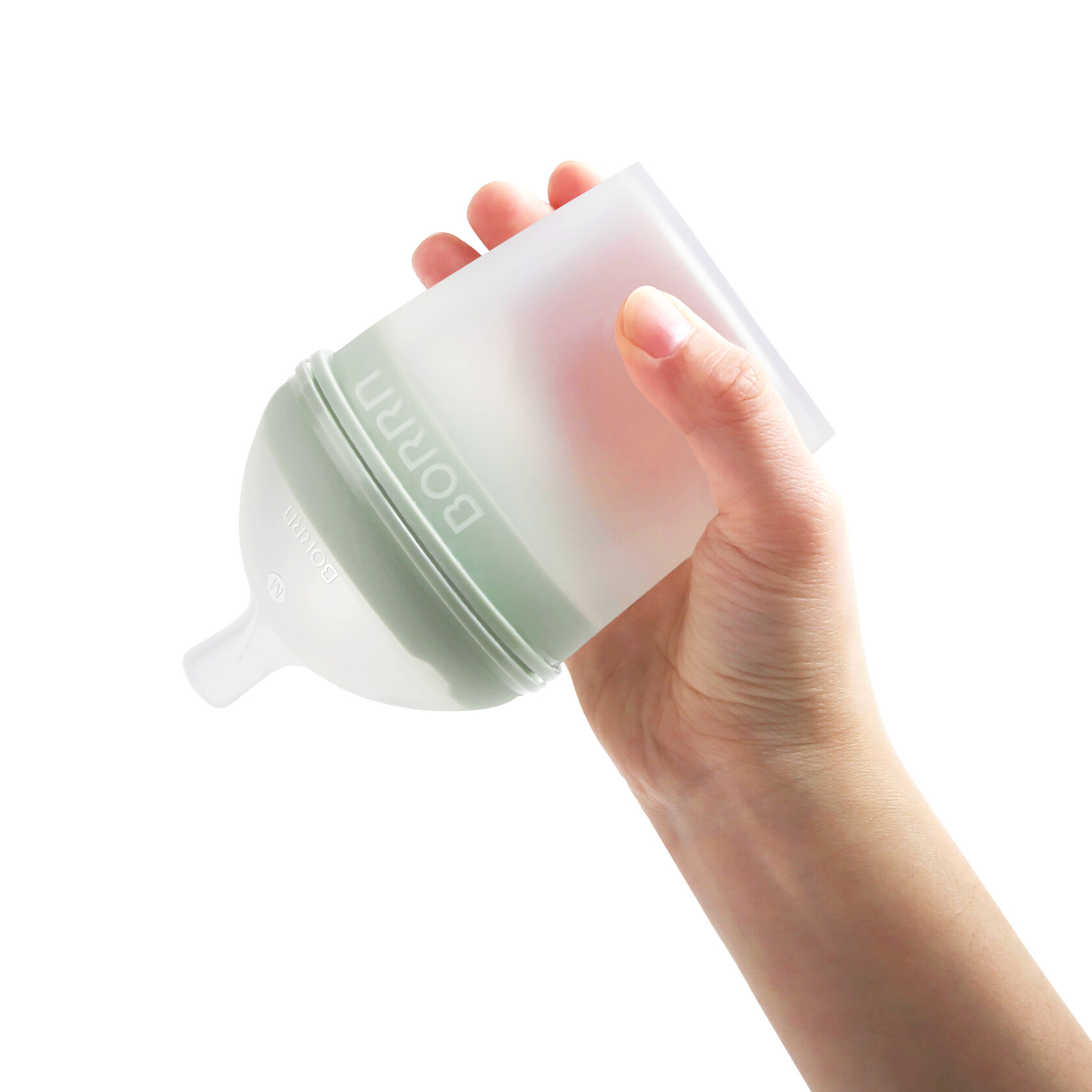 Бутылочка антиколиковая BORRN Baby Feeding Bottle 150 мл зелёная - фото 4