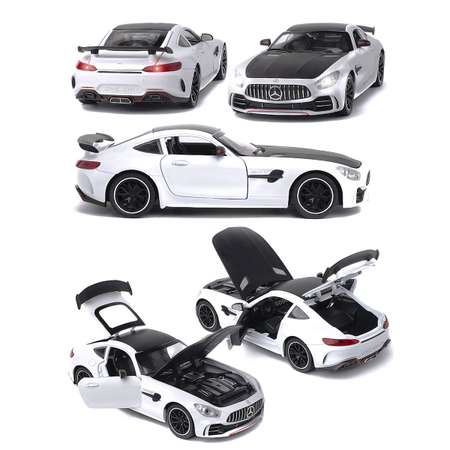 Машинка игрушка железная 1:24 Che Zhi Mercedes GTR