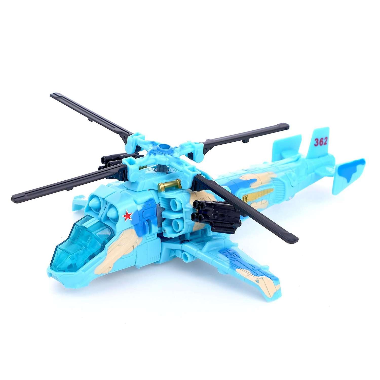 Робот-трансформер Sima-Land Военный цвет синий - фото 3