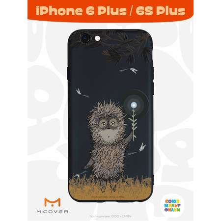 Силиконовый чехол Mcover для смартфона Apple iPhone 6 plus 6S plus Союзмультфильм Ежик в тумане и фонарик