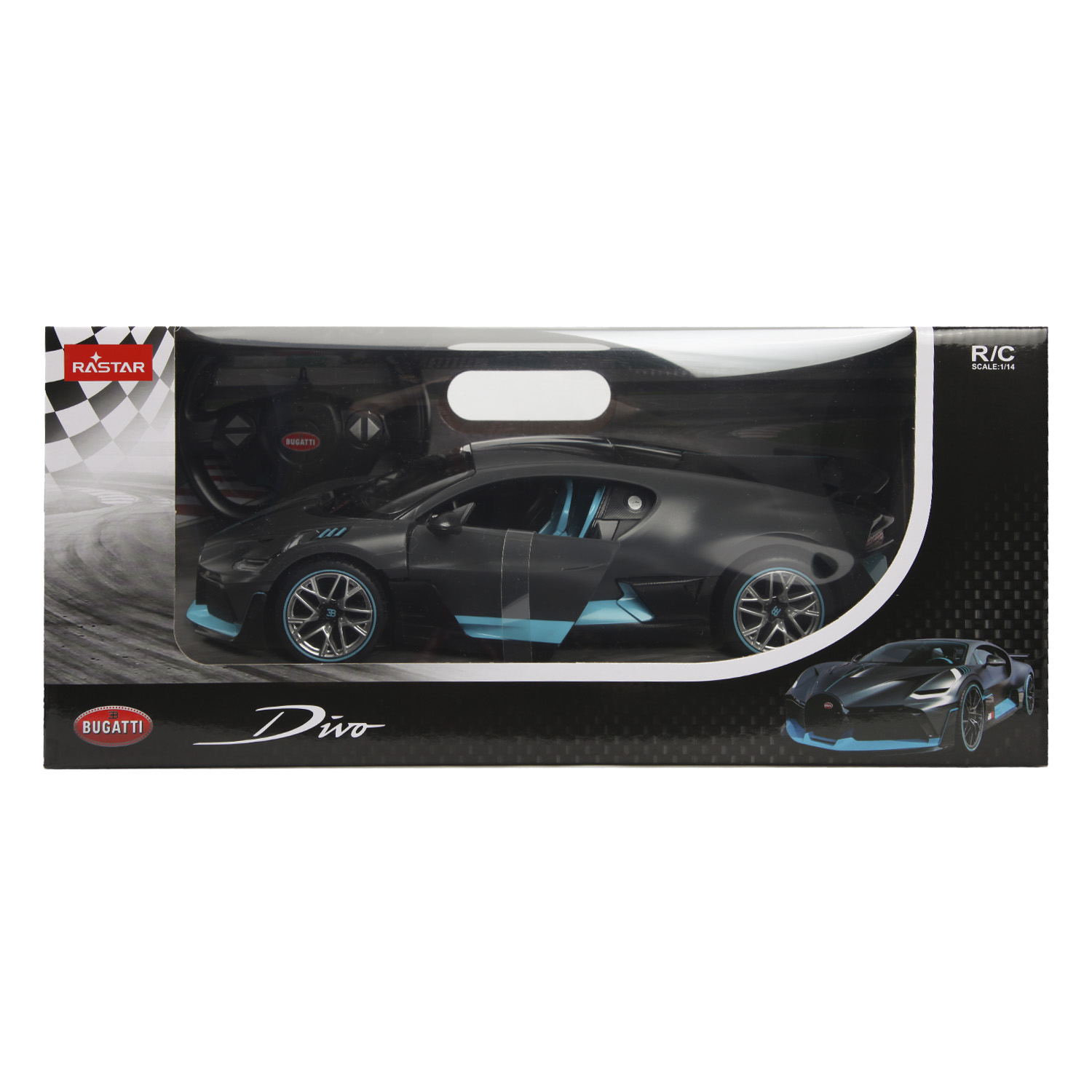 Машина Rastar РУ 1:14 Bugatti Divo Серая 98000