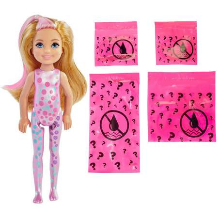 Кукла Barbie Челси в ярких нарядах для вечеринки в непрозрачной упаковке (Сюрприз) GTT26