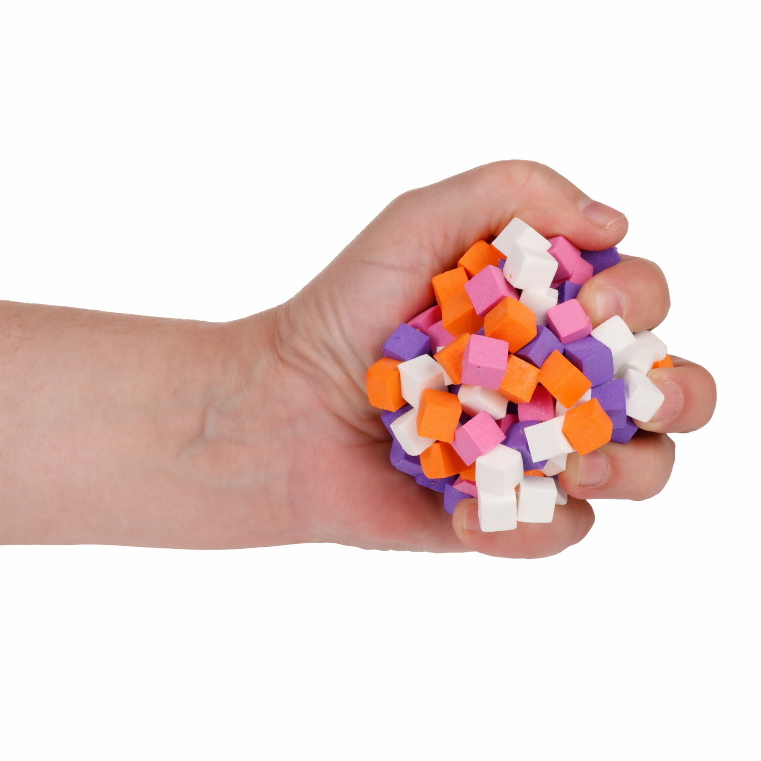 Конструктор пластилин 1TOY Gummy blocks антистресс с разноцветными кубиками - фото 5