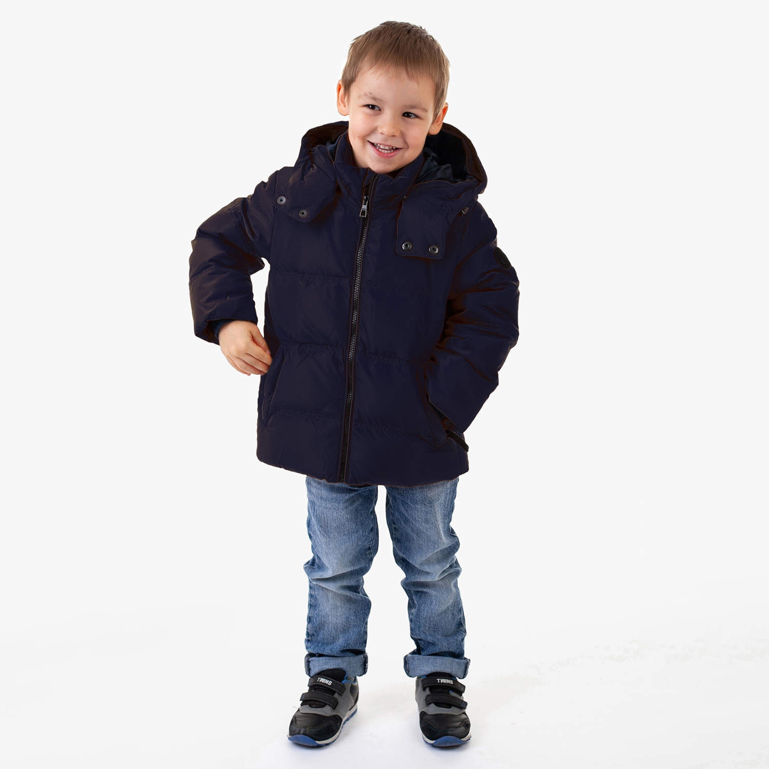 Пуховик Baon BK508505 / DEEP NAVY - фото 3