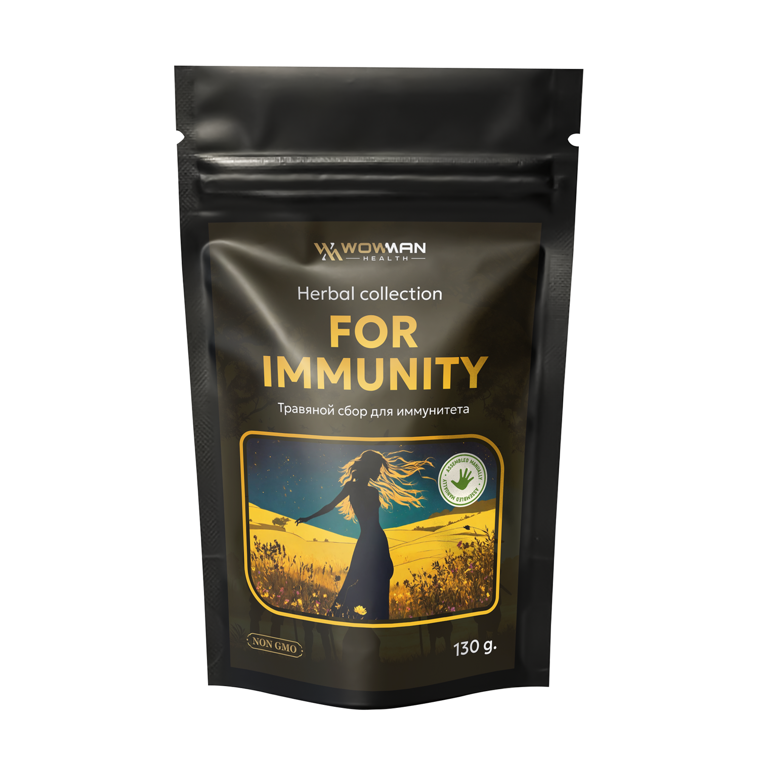 Травяной сбор WowMan WMBEEAMAN1023 для иммунитета Herbal collection for immunity 130гр - фото 1