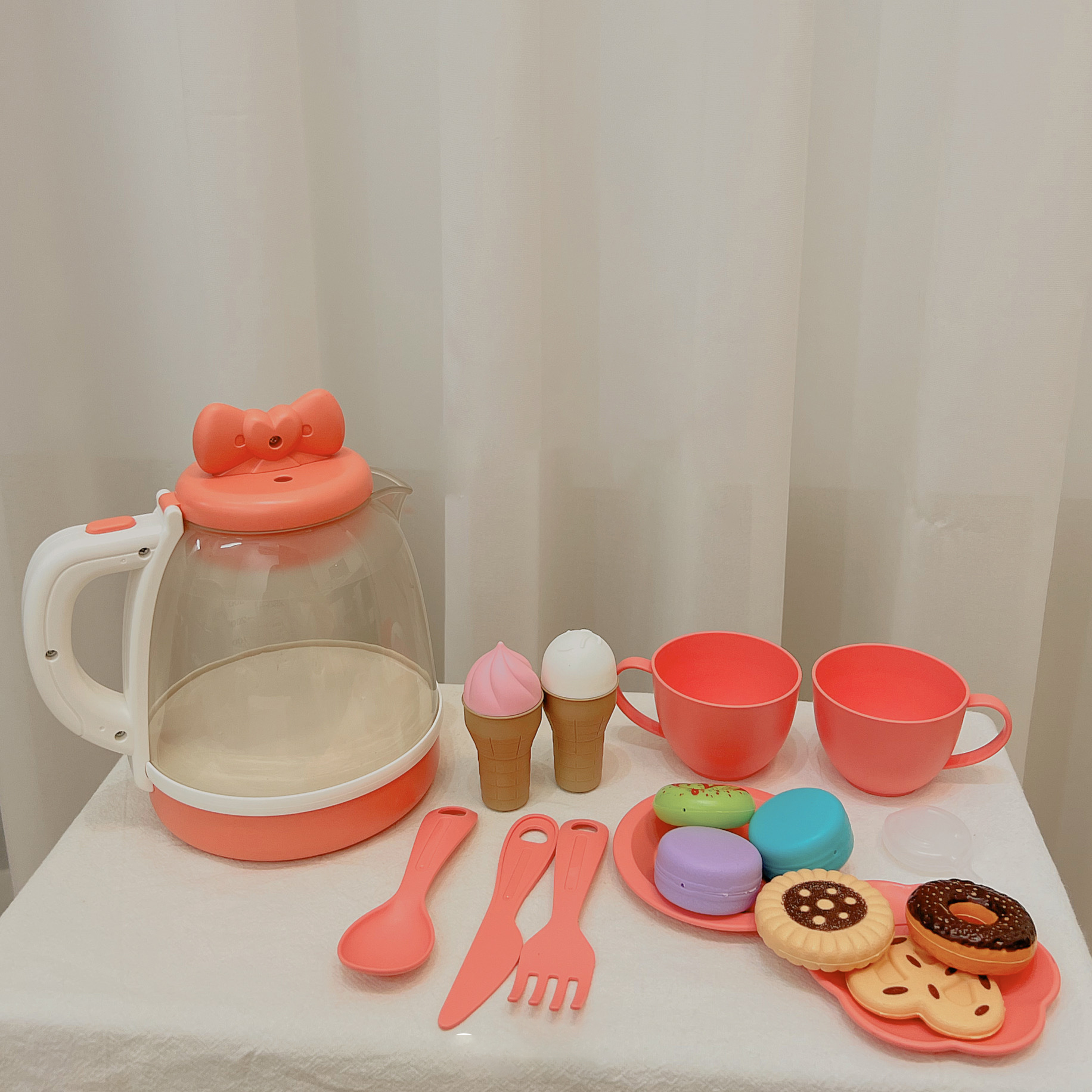 Игровой кухонный набор SHARKTOYS Чайный сервиз со светом и звуком - фото 13