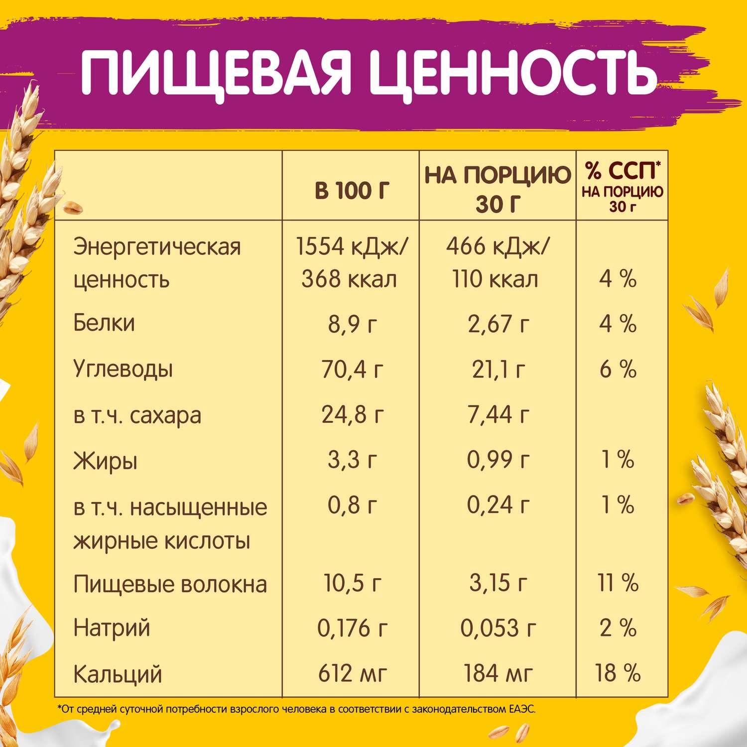 Готовый завтрак Хрутка шоколадный обогащенный кальцием 230г - фото 2