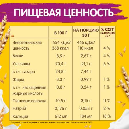 Готовый завтрак Хрутка шоколадный обогащенный кальцием 230г