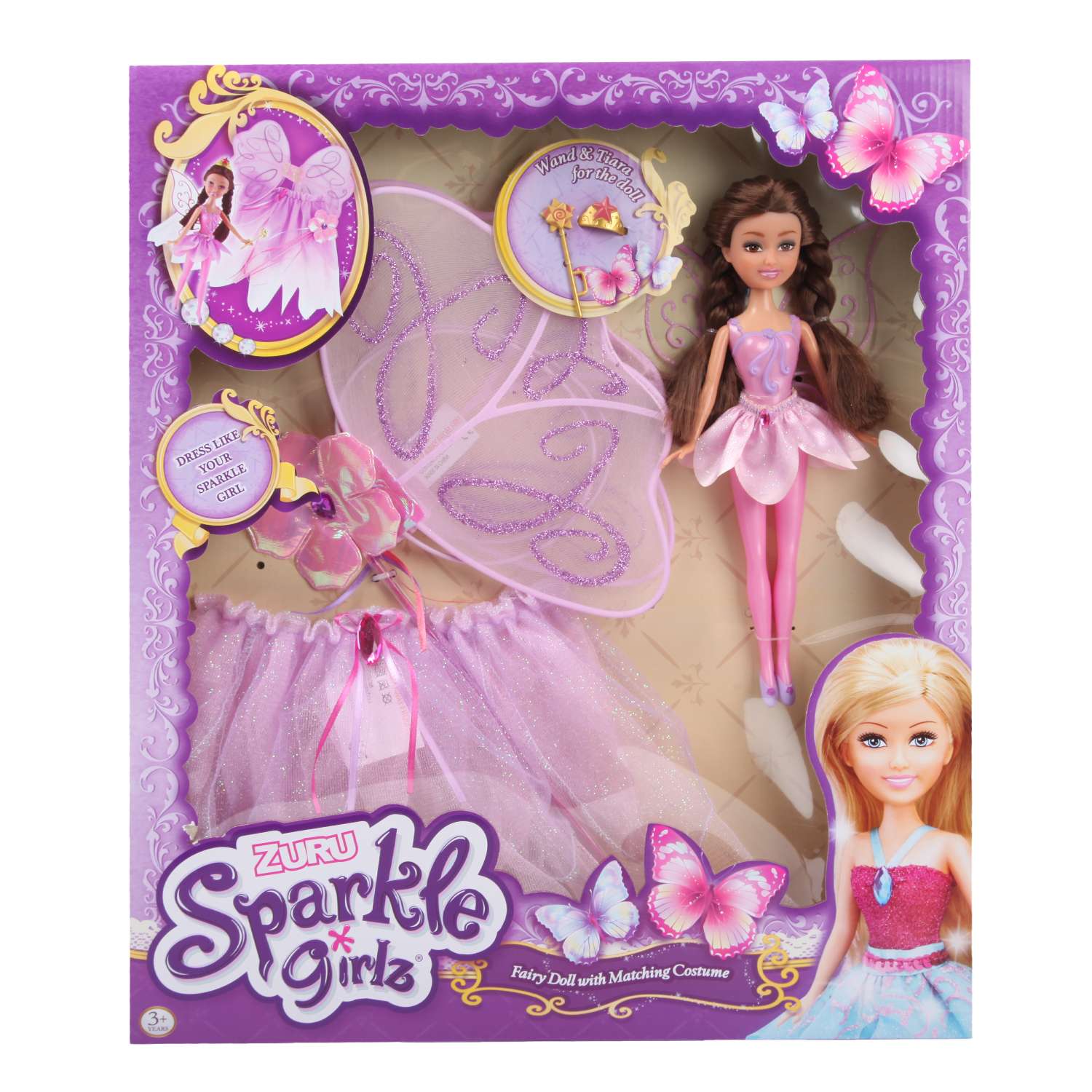 Набор игровой Sparkle Girlz Сказочный наряд с куклой Розовый 24059 24059 - фото 2