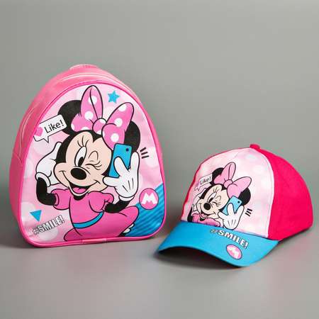 Набор Disney рюкзак с кепкой Минни Маус