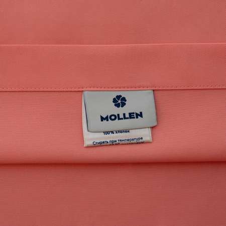 Простыня розово-коралловая Mollen 200х200х45