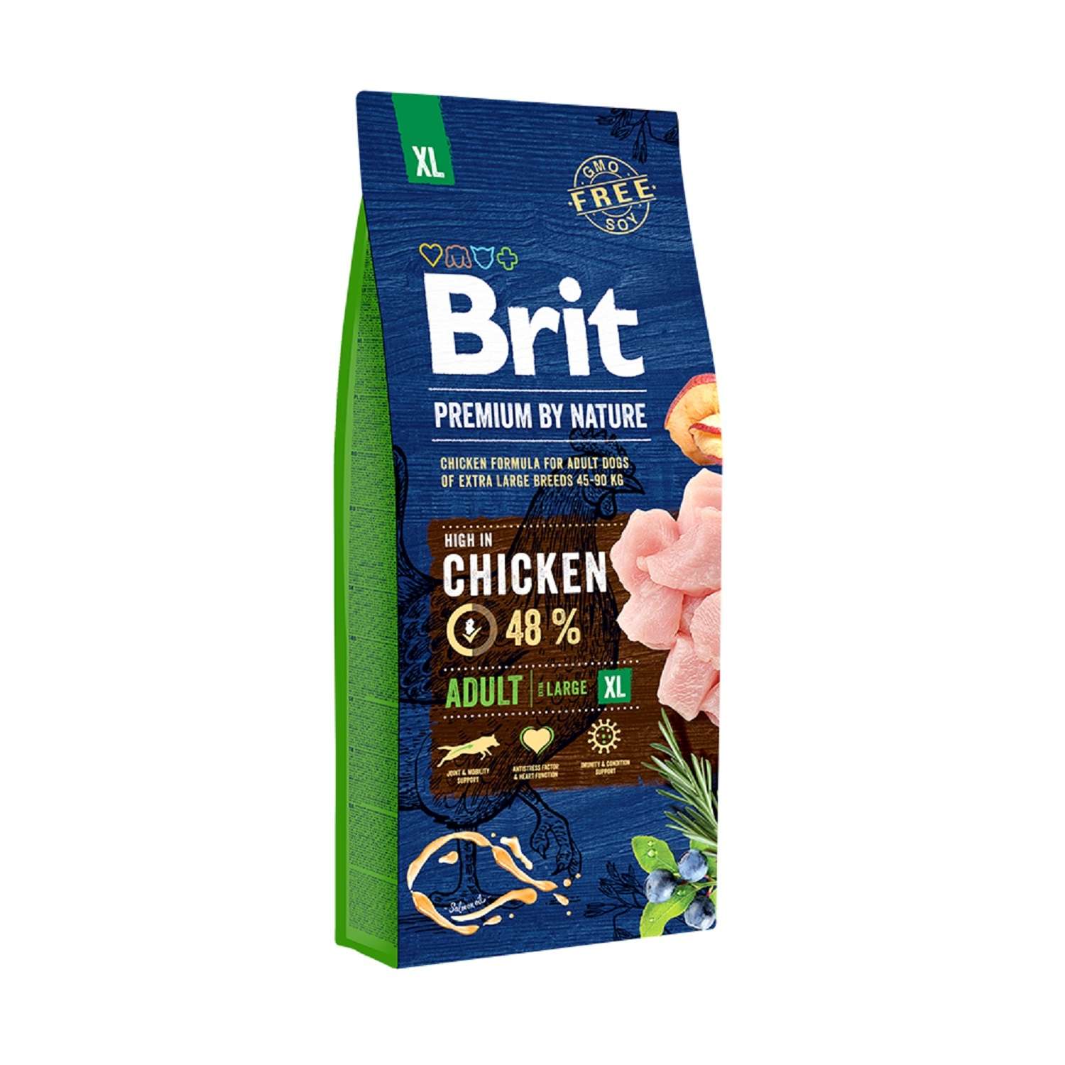 Корм для собак Brit Premium 15кг для гигантских пород курица - фото 1