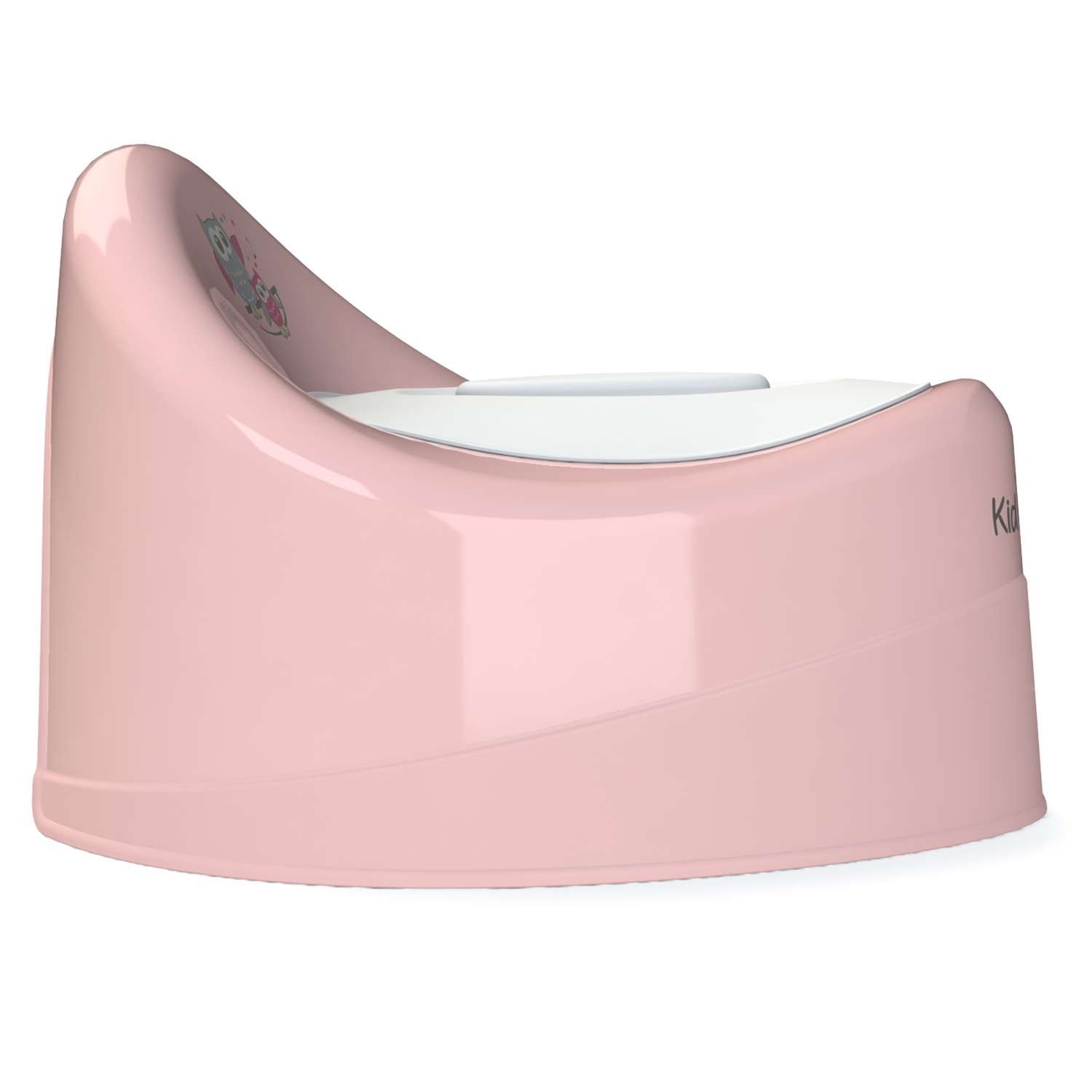 Горшок туалетный KidWick Ракушка с крышкой Розовый - фото 2