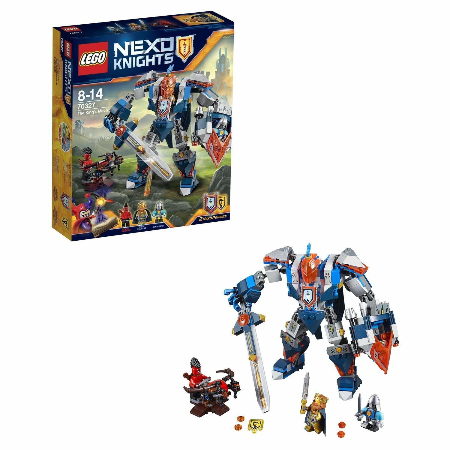 Конструктор LEGO Nexo Knights Королевские доспехи (70327) купить по цене  2499 ₽ в интернет-магазине Детский мир