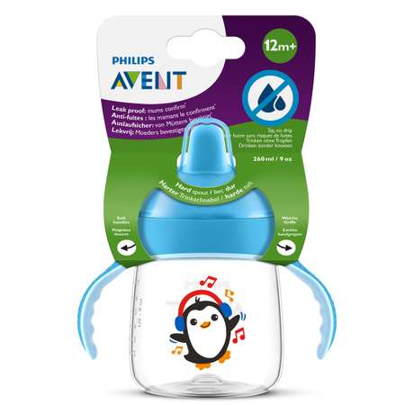 Чашка-поильник Philips Avent 260мл с 12месяцев Голубой SCF753/05