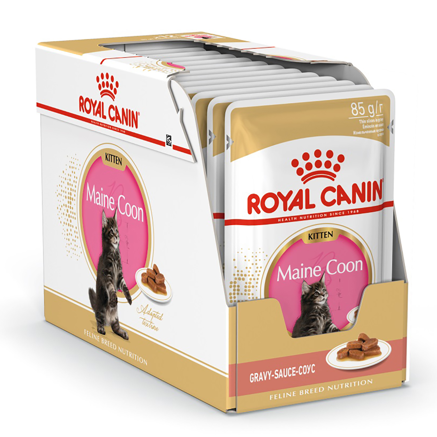 Влажный корм для кошек ROYAL CANIN Kitten 0.085 кг (полнорационный) - фото 2