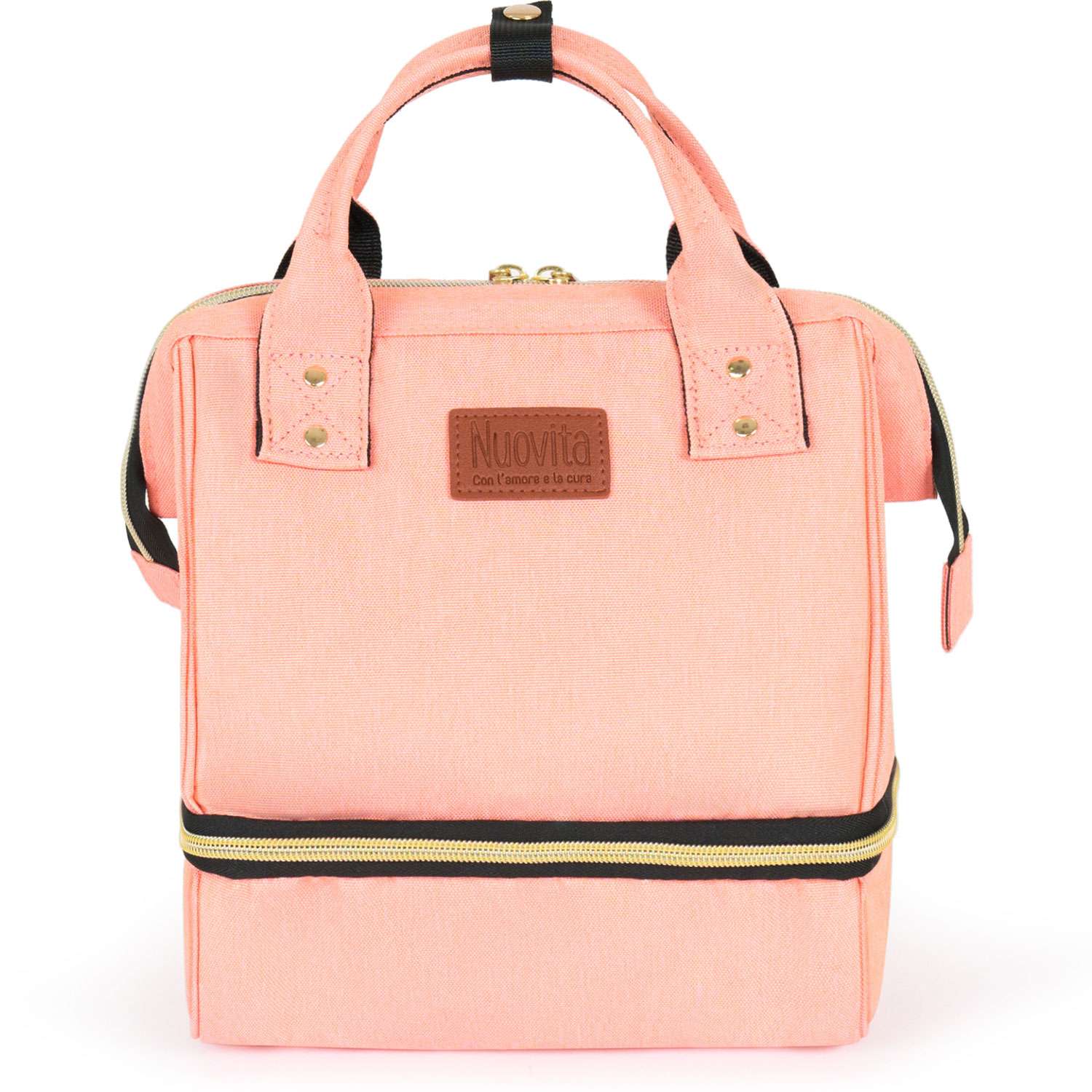 Рюкзак для мамы Nuovita Capcap mini Розовый - фото 2