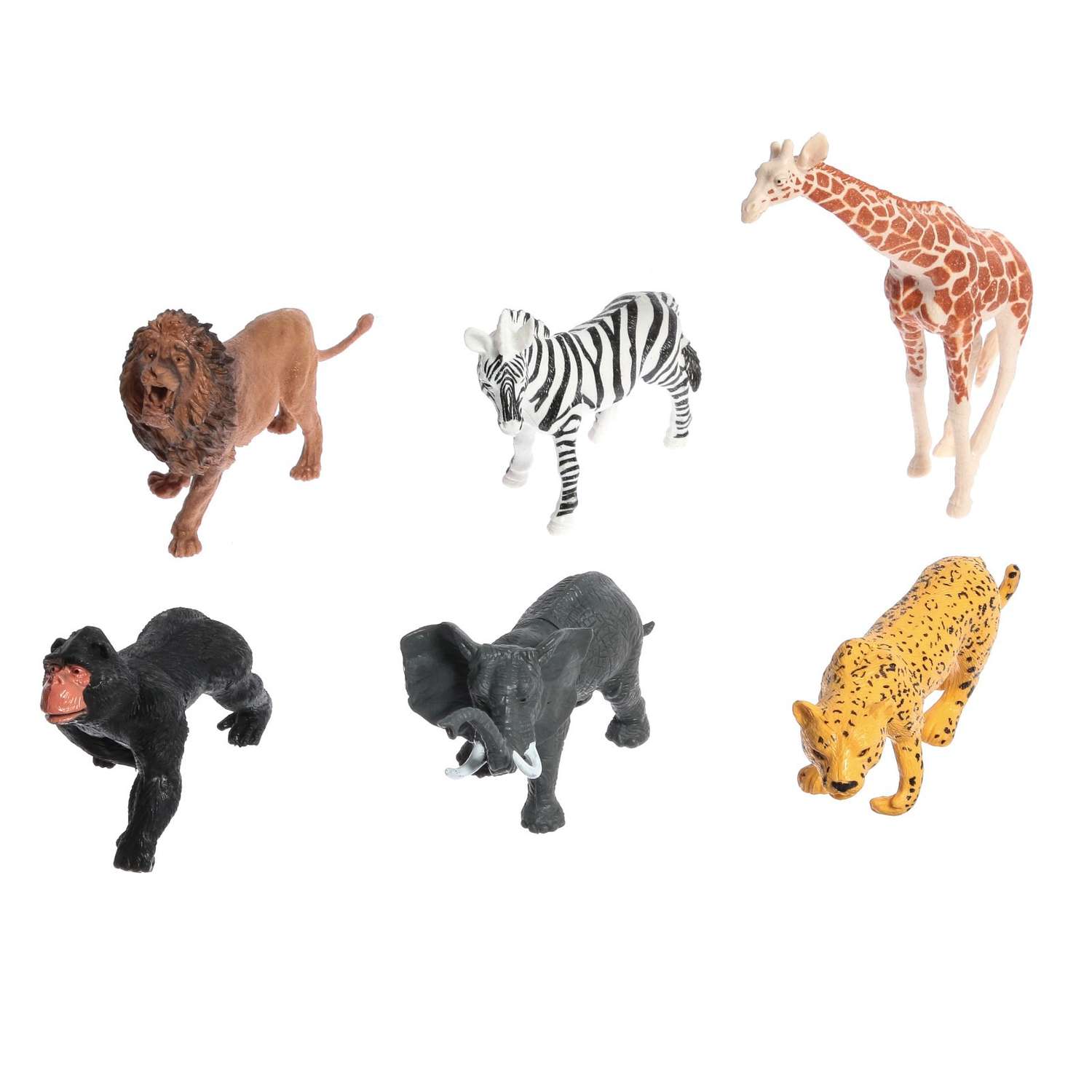 Набор Sima-Land животных «Звери Африки» 6 фигурок - фото 1
