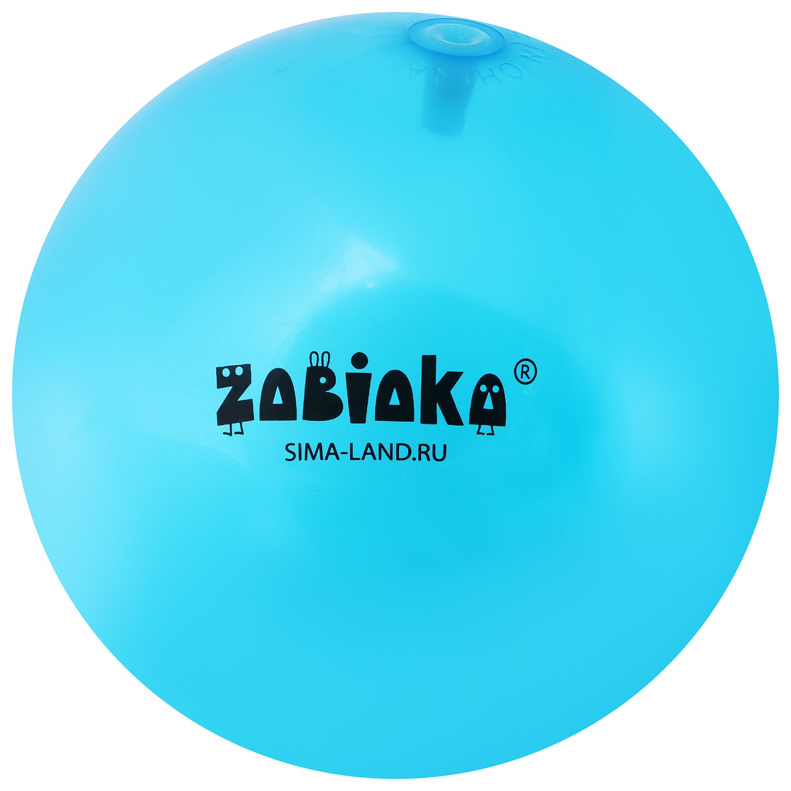 Мяч Zabiaka детский «Монстрик» 22 см 60 г цвет голубой - фото 7