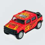 Машинка AUTOGRAND Pickup красная детская металлическая с инерционным механизмом развивающая крутая 12 см