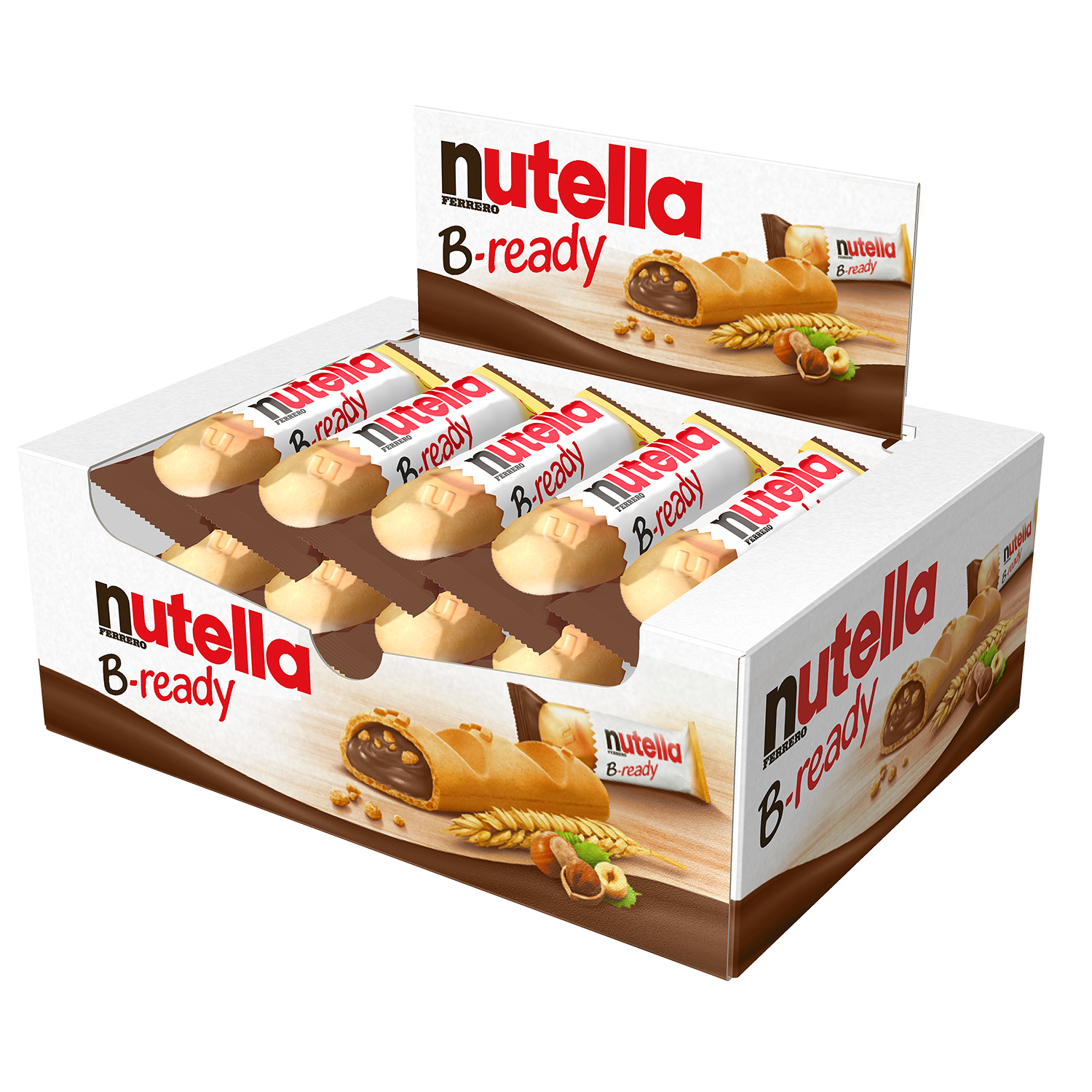 Батончик Nutella B-ready вафельный с ореховой пастой 22г - фото 2