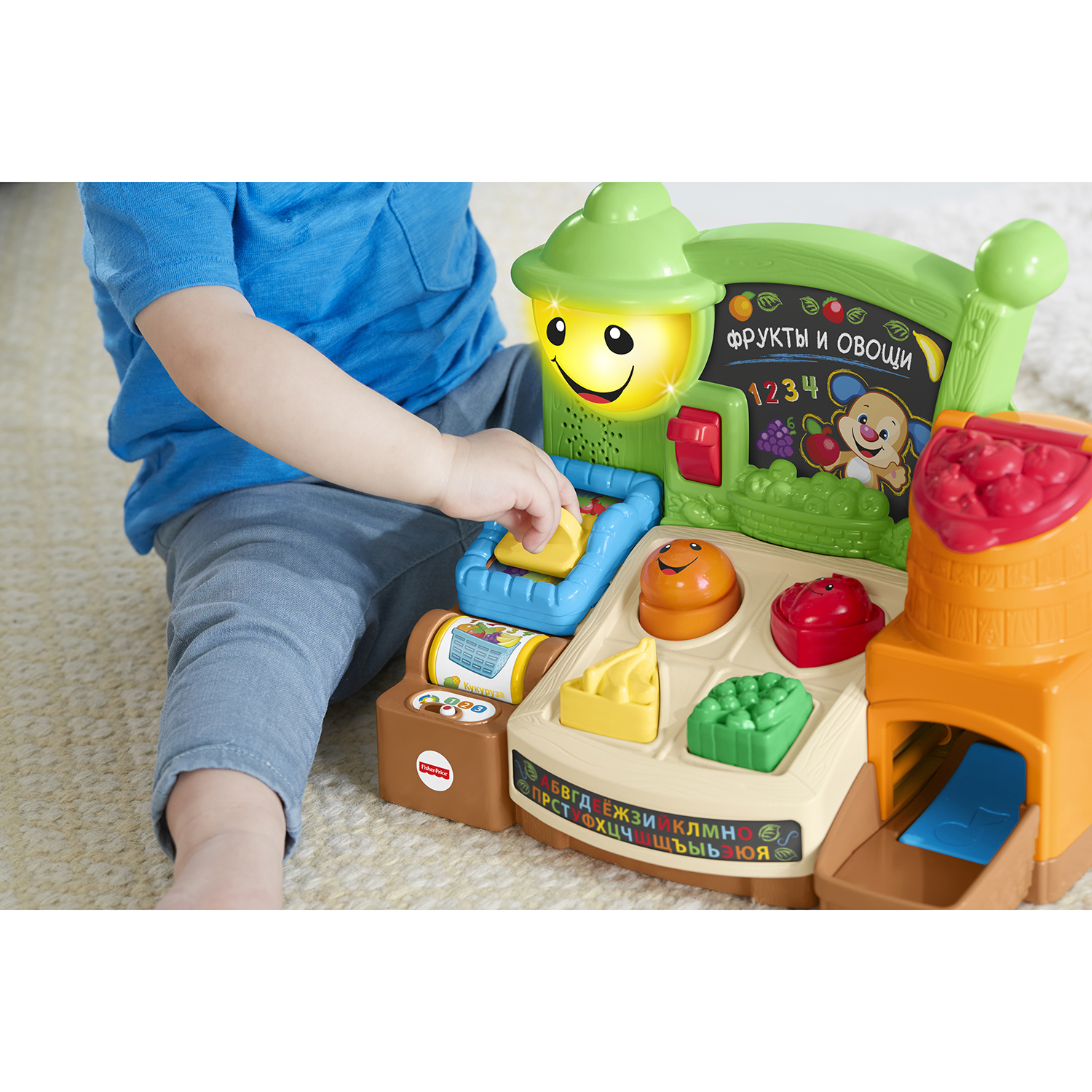 Развивающая игрушка Fisher Price Прилавок с фруктами и овощами - фото 8