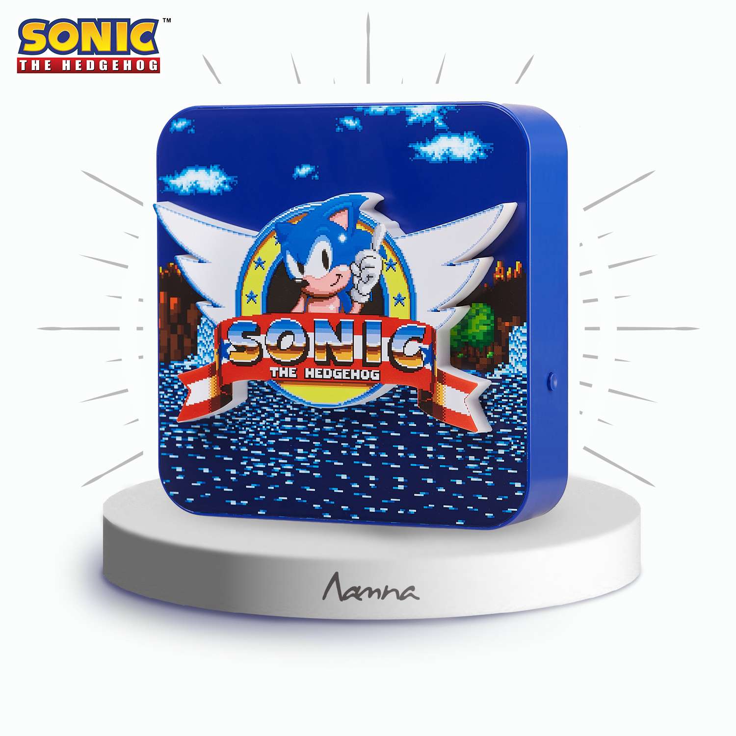 Настольный светильник-ночник Sonic The Hedgehog светодиодный 3D Соник - фото 1