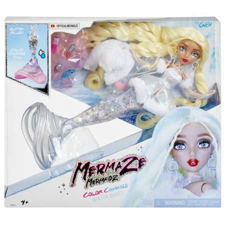 Кукла-русалка MGA Mermaze Mermaidz Gwen меняющая цвет с аксессуарами