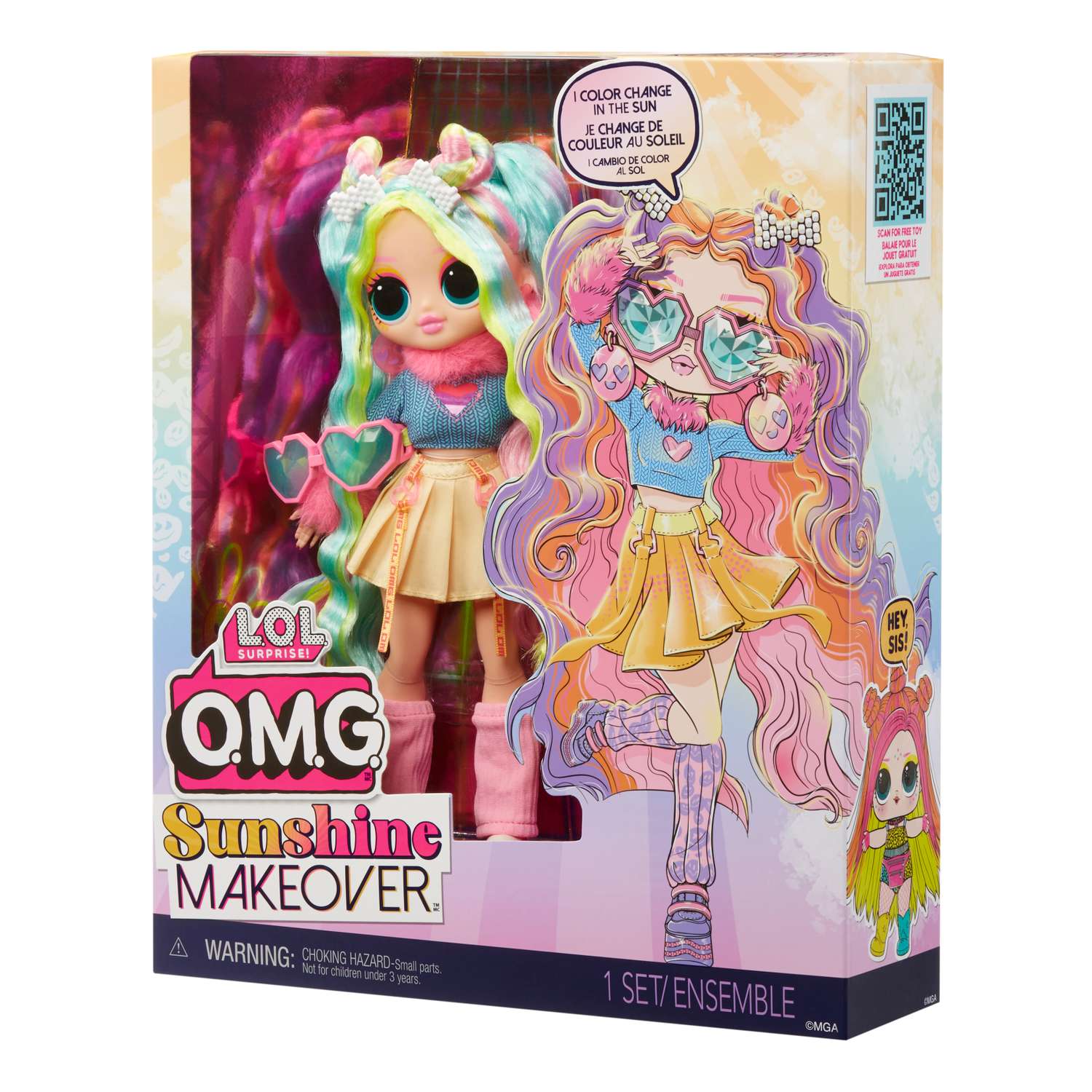 Кукла LOL Surprise OMG Sunshine makeover Bubblegum DJ 589426EUC 589426EUC - фото 10